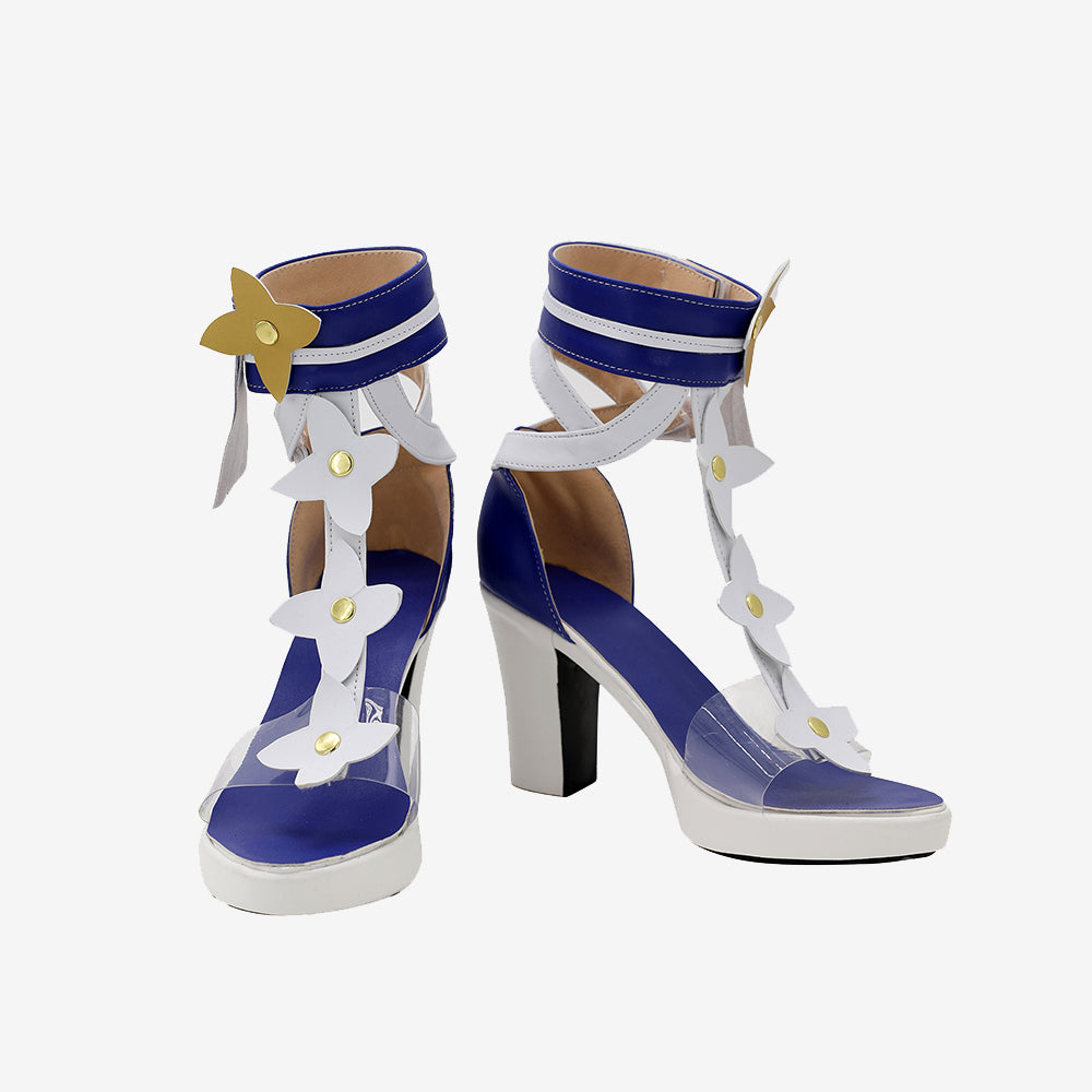 Genshin Impact Barbara Summertime Sparkle Shoes Cosplay Women Boots Unibuy