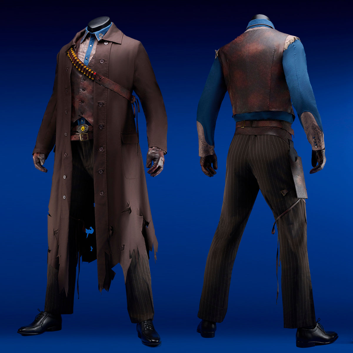 Ghoul Costume Cosplay Suit with Coat