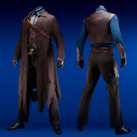 Ghoul Costume Cosplay Suit with Coat