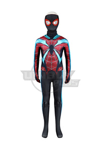 Marvel's Spider-Man 2 Miles Morales Evolved Suit Costume Cosplay Kids