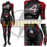 Marvel Rivals Invisible Woman 005 Costume Cosplay Suit Bodysuit For Kids Adult