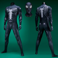 Marvel's Spider-Man 2 Venom Black Symbiote Suit Costume Cosplay