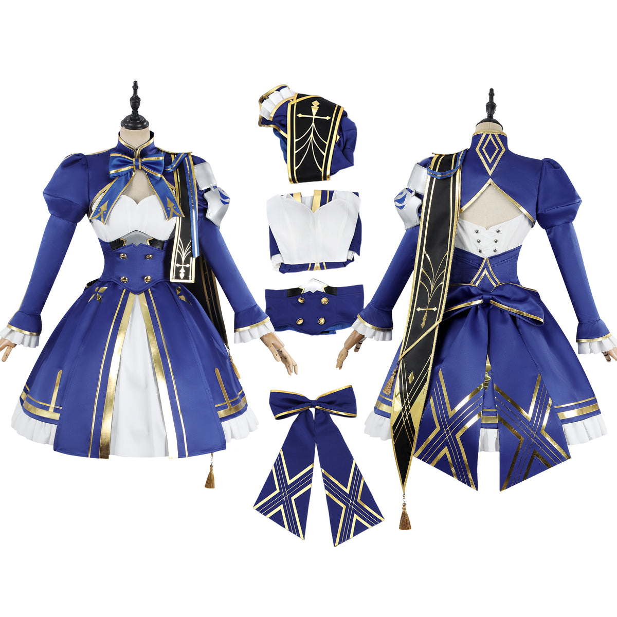 Honkai Star Rail X Fate Stay Night Saber Costume Cosplay Suit