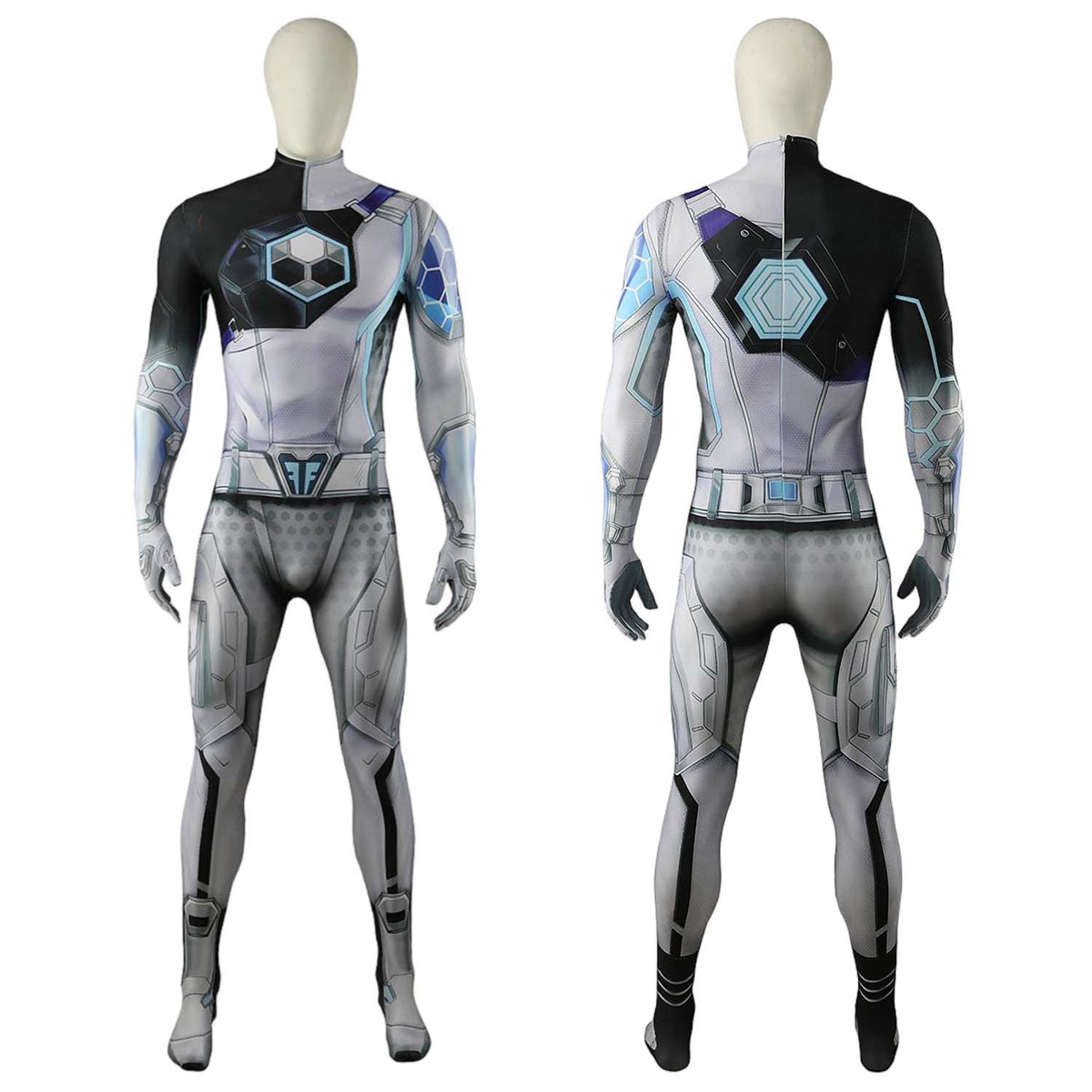 Marvel Rivals Mr. Fantastic Future Foundation Costume Cosplay Suit Bodysuit For Kids Adult