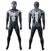 Marvel Rivals Venom Costume Cosplay Suit Eddie Brock Bodysuit For Kids Adult