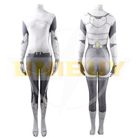 Female Genji Cosplay Costume Overwatch Jumpsuit Ver2 For Kids Adult