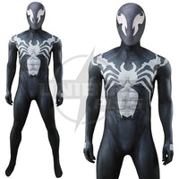 Marvel Rivals Venom Costume Cosplay Suit Eddie Brock Bodysuit For Kids Adult