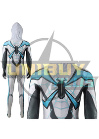 Marvel's Spider-man 2 Miles Morales Bodysuit Costume Cosplay Blue For Adult Kids