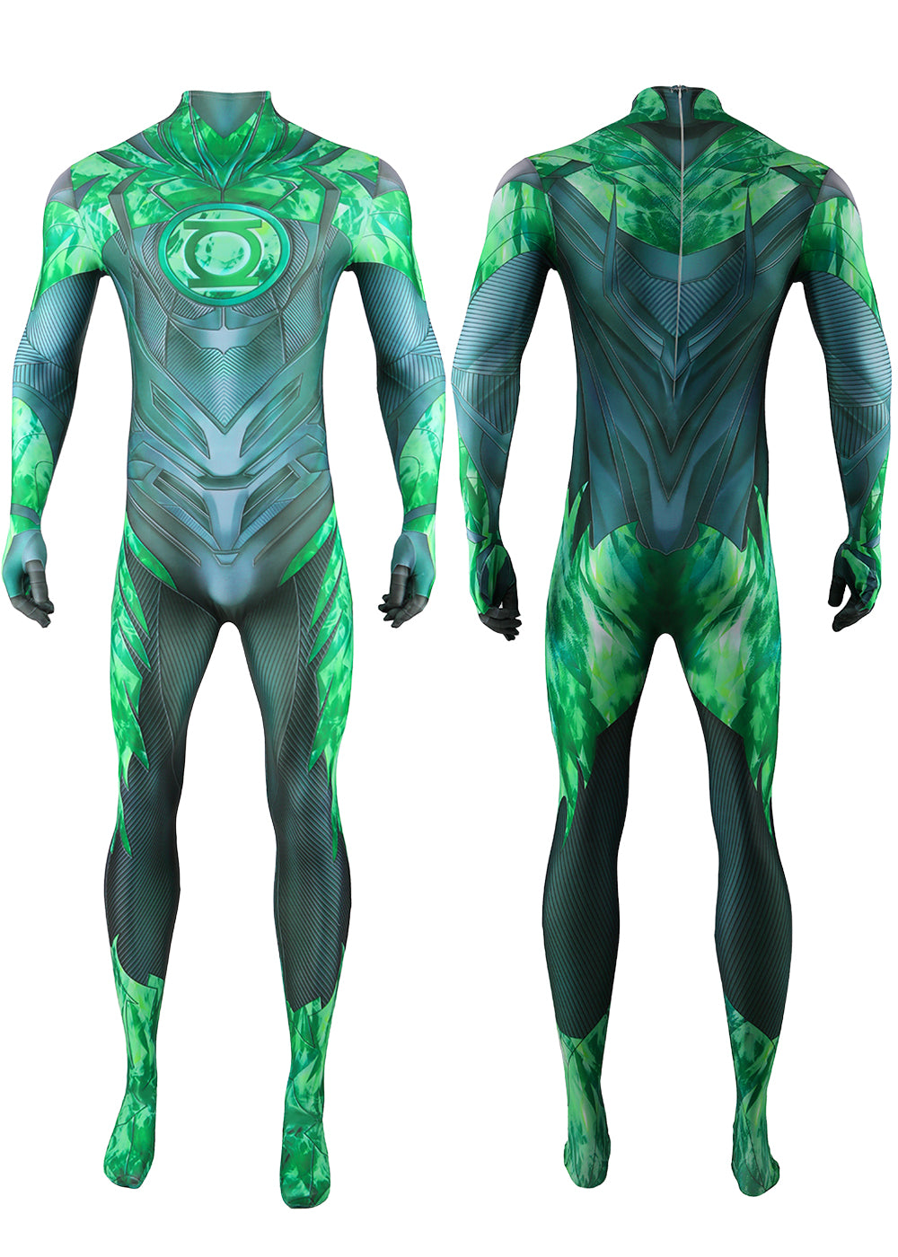 Green Lantern Cosplay Suit Bodysuit Suicide Squad: Kill the Justice League For Men Kids Unibuy