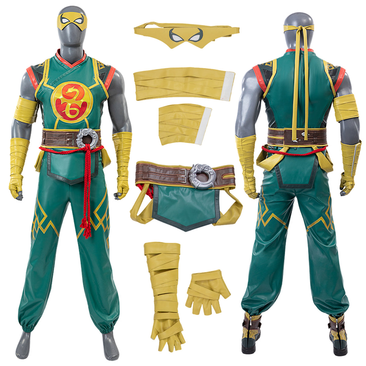 Marvel Rivals Iron Fist Costume Cosplay Suit