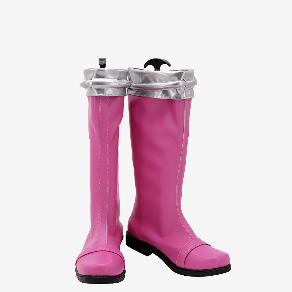 Rangers Dino Charge Pink Ranger Cosplay Shoes Women Boots Unibuy