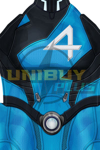 Fantastic Four Invisible Woman 002 Costume Cosplay Suit Bodysuit For Kids Adult