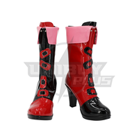 Jester Girl Shoes Cosplay Suicide Squad ISEKAI Women Boots