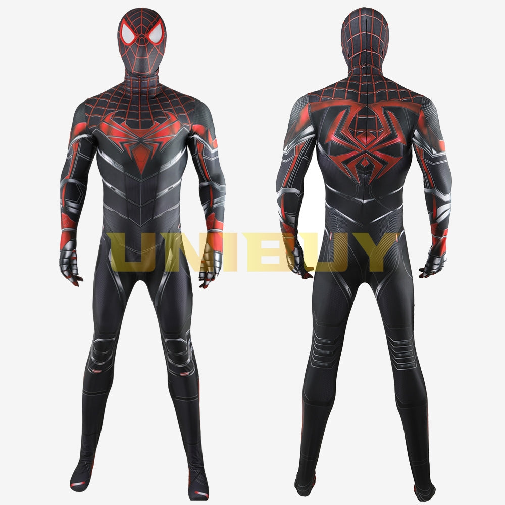 Marvel's Spider-man Miles Morales Advanced Tech Suit Bodysuit Costume Cosplay For Men Kids
