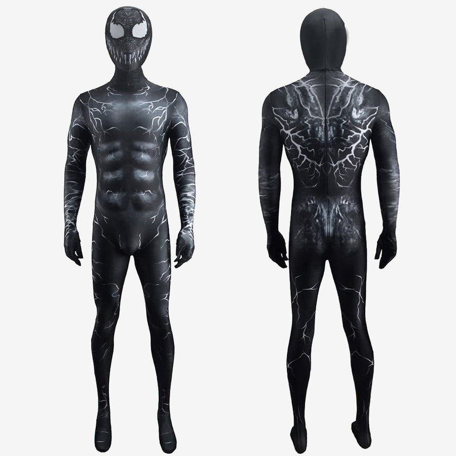 Venom Costume Cosplay Eddie Brock Jumpsuit For Kids Adult