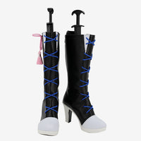 Genshin Impact Kamisato Ayaka Shoes Cosplay Women Boots Black Unibuy