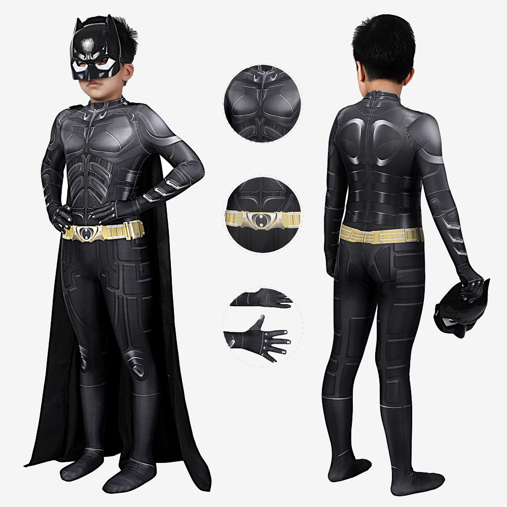 The Dark Knight Rises Batsuit Costume Cosplay Suit Kids Bruce Wayne Unibuyplus