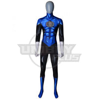 Green Lantern Blue Lantern Costume Cosplay Suit Bodysuit For Kids Adult