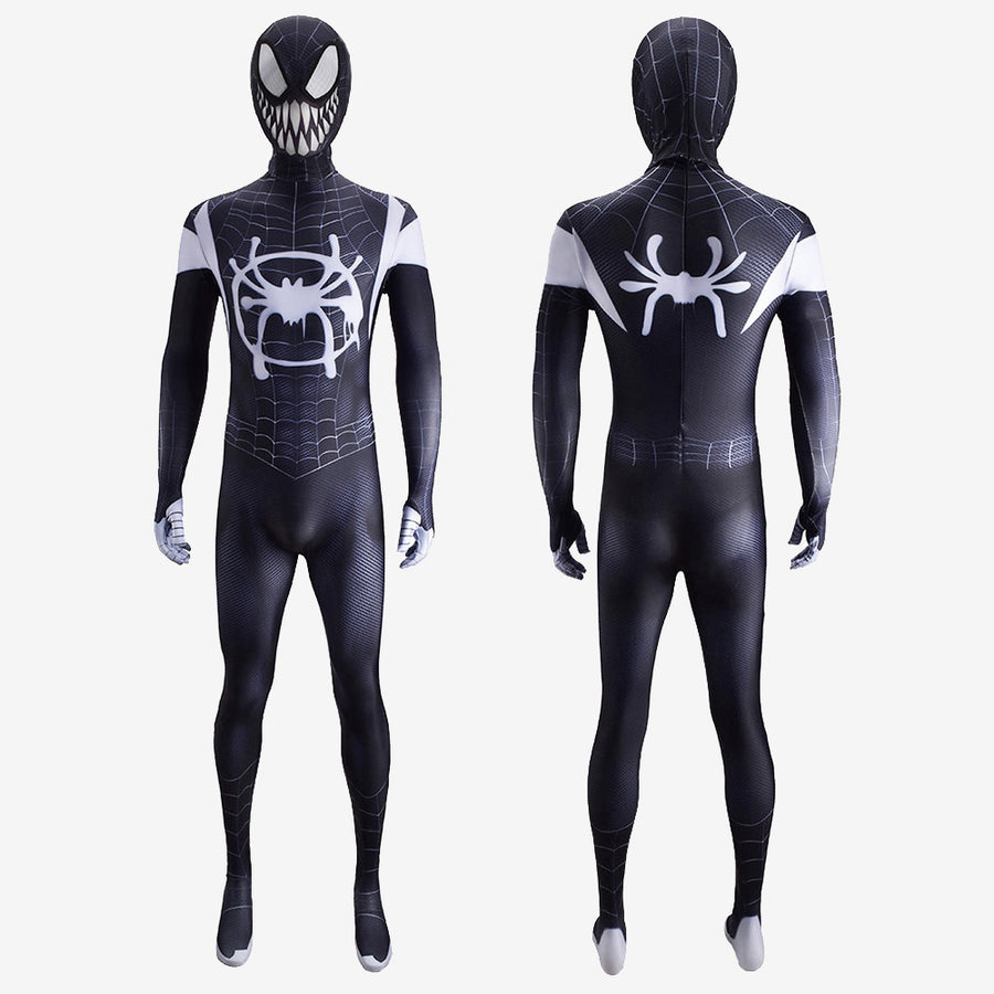 Spider-Man Venom Symbiote Miles Morales Costume Cosplay Suit