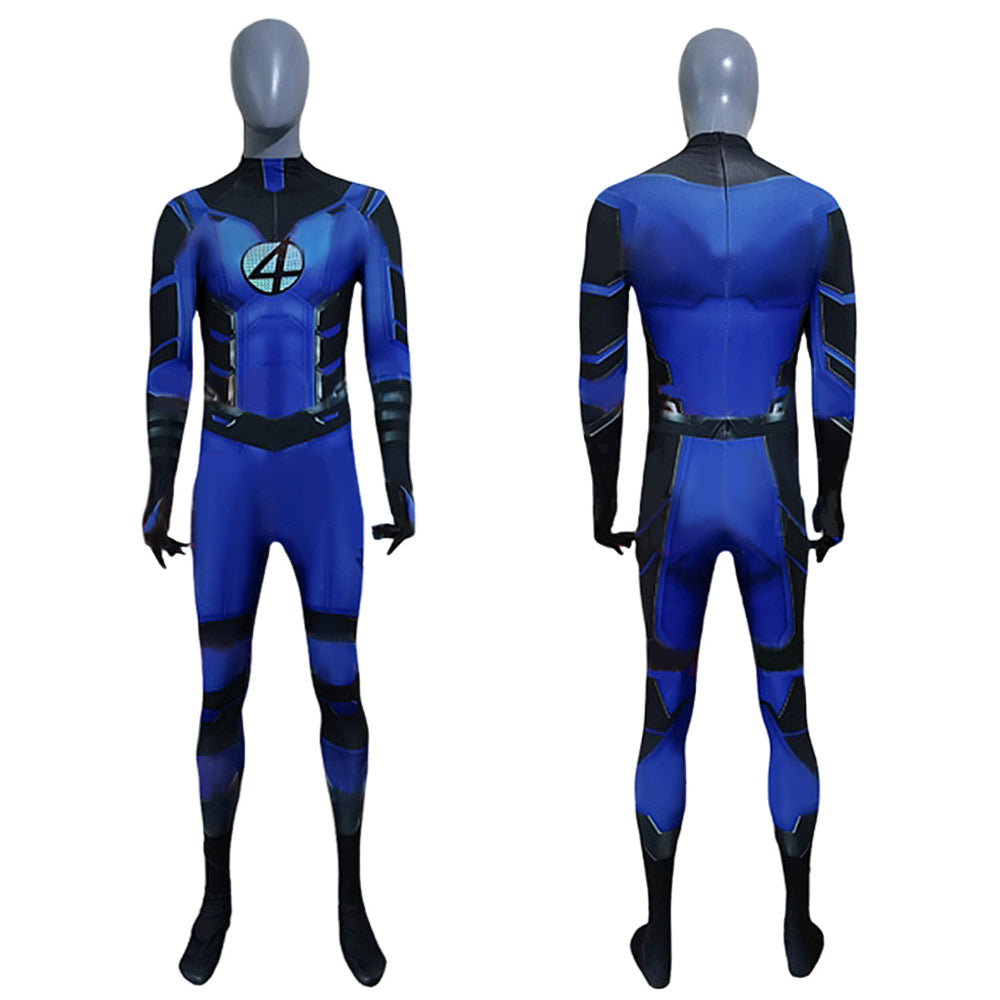 Marvel Cinematic Universe: Phase Six Mr. Fantastic Costume Cosplay Suit Bodysuit For Kids Adult