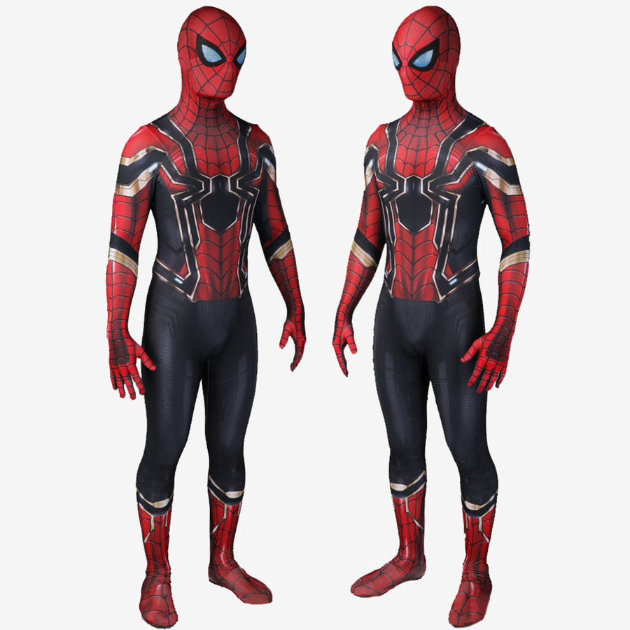 Avengers Spider-Man Iron Spider Suit Costume Cosplay Jumpsuit Bodysuit