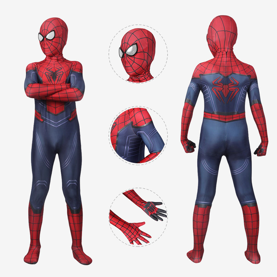 Marvel's Avengers Spider-Man Costume Cosplay Kids Jumpsuit Peter Parker