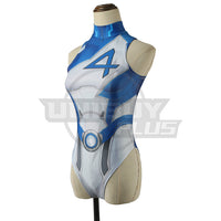 Marvel Rivals Invisible Woman Female Costume Cosplay Suit Summer Ver. For Kids Adult
