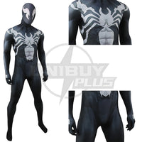Marvel Rivals Venom Costume Cosplay Suit Eddie Brock Bodysuit For Kids Adult