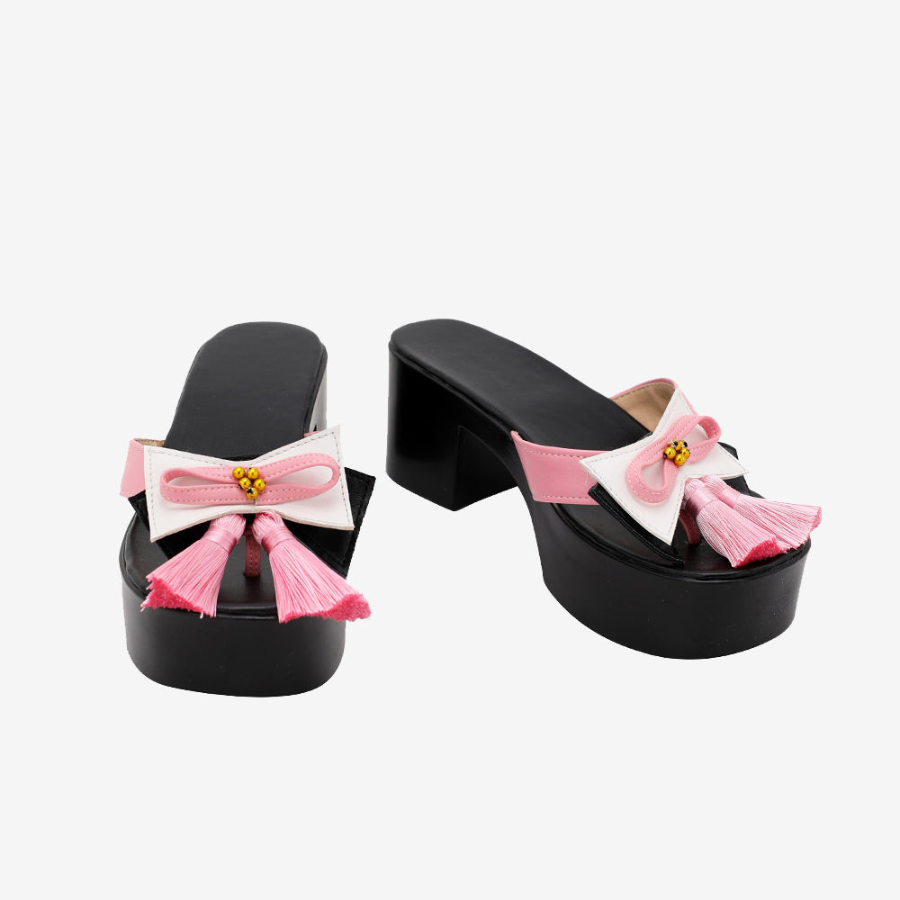 Genshin Impact Kamisato Ayaka Shoes Cosplay Women Boots Unibuy
