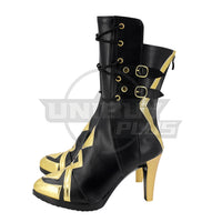 Genshin Impact Fatui Arlecchino Cosplay Shoes Women Boots